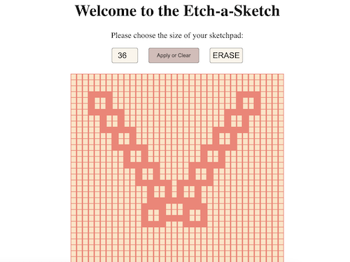 Etch-a-sketch project
